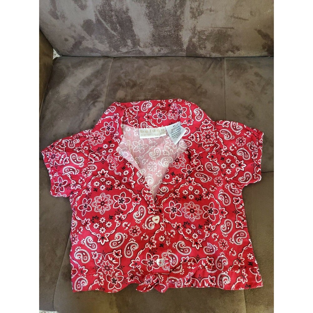 Girl's 3t Belugg flower shirt pants outfit set